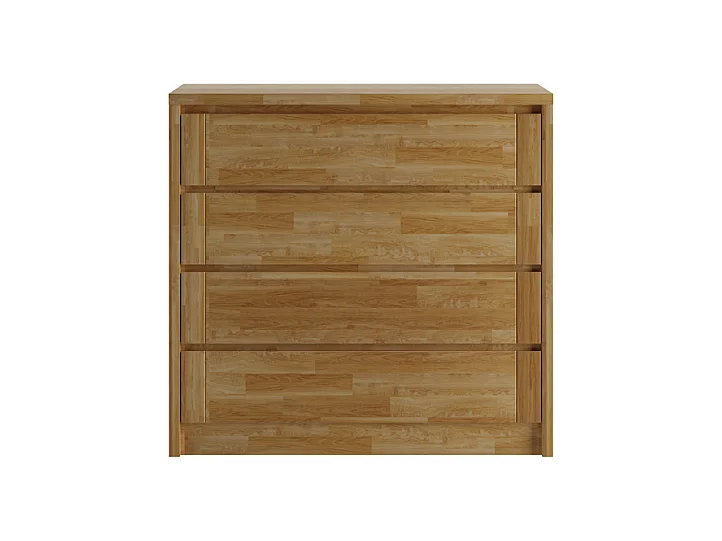 Kommode 104,6x45,7x99 cm Öl-Eiche Timo 4 Schubladen Eiche