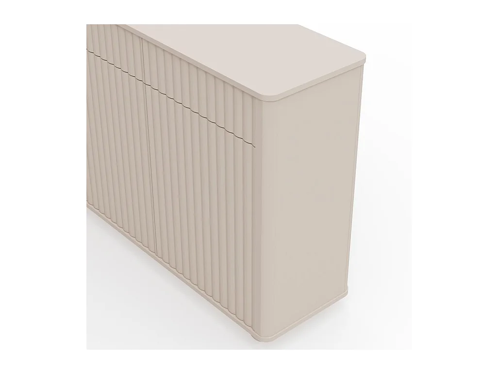 Cómoda 89x160x38 cm Rayon bege