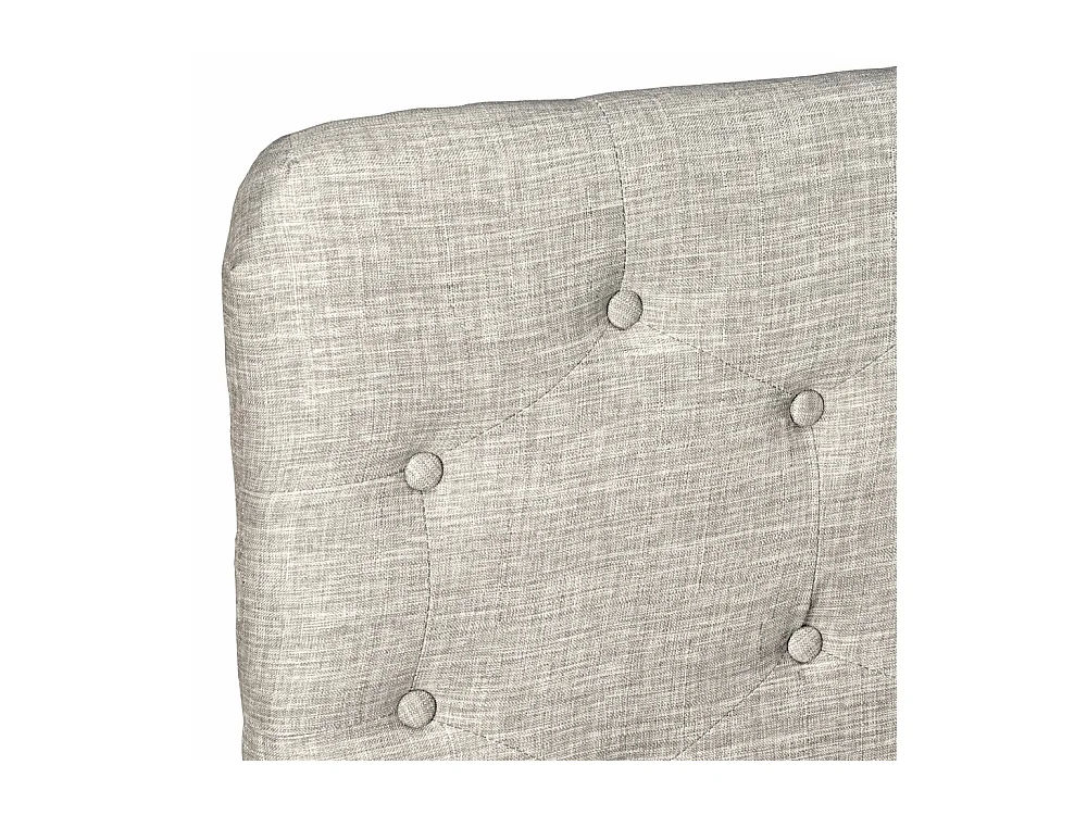 Lit coffre 140x190 cm EDEN+ sommier / Gris clair