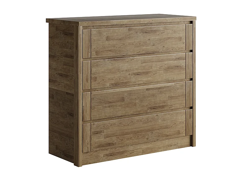 Kommode 1046x457x990 mm Eiche Rustikal Timo 4s Eiche