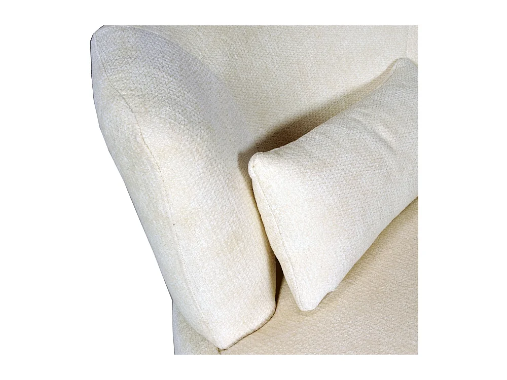 Fauteuil pivotant de salon ARNO, Blanc