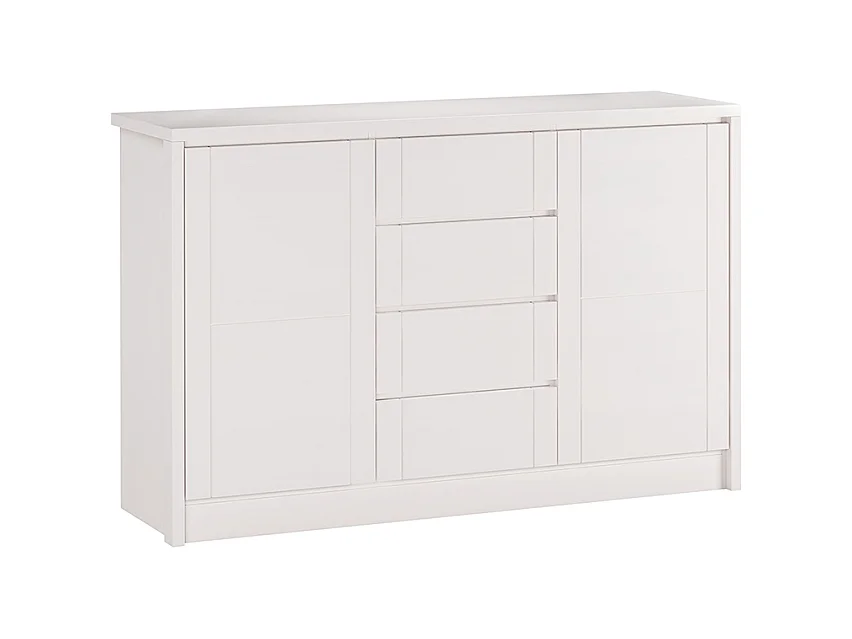 Kommode 1537x457x990 mm weißer Buche Timo 2t4s