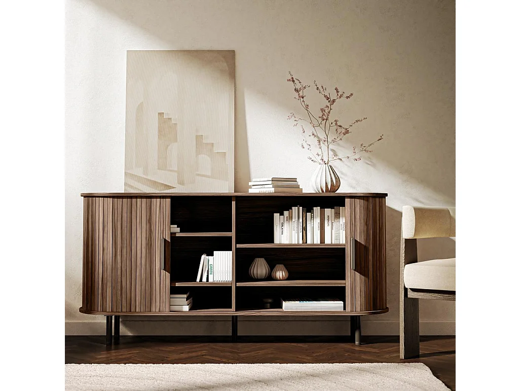 Commode 75x160x40 cm Noyer épique