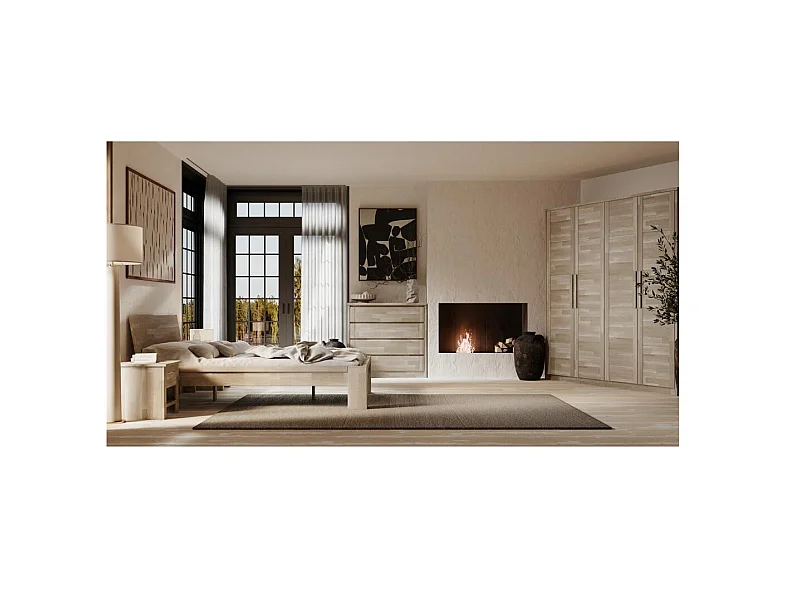 Kommode 1046x457x990 mm Eiche Sonoma Timo 4 Schubladen Eiche