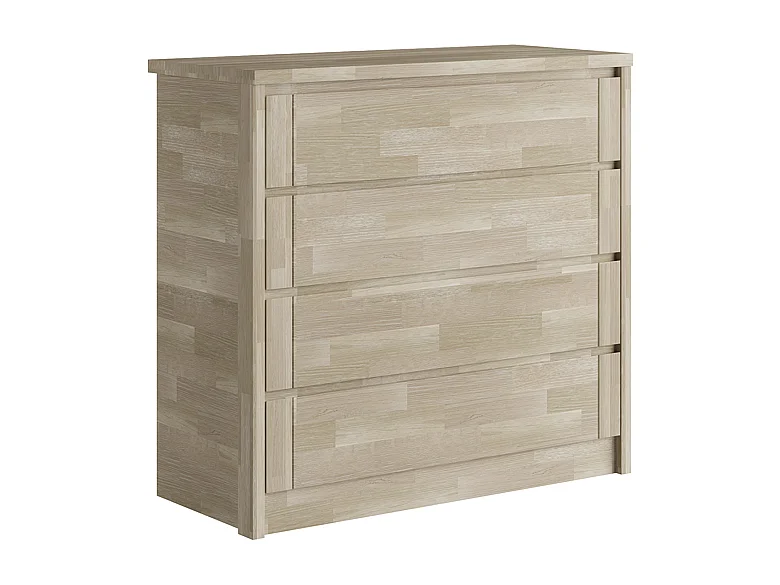 Kommode 1046x457x990 mm Eiche Sonoma Timo 4 Schubladen Eiche