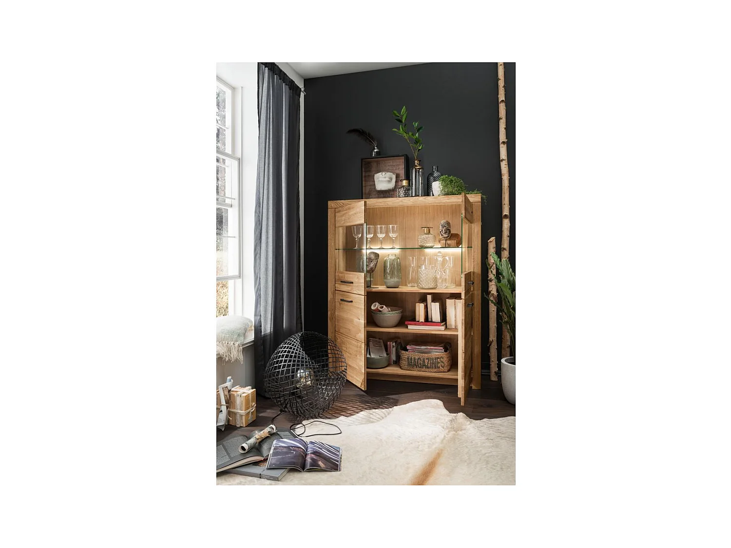 Sideboard 1,18x0,4x1,41 m Eiche Robusto WZ-169