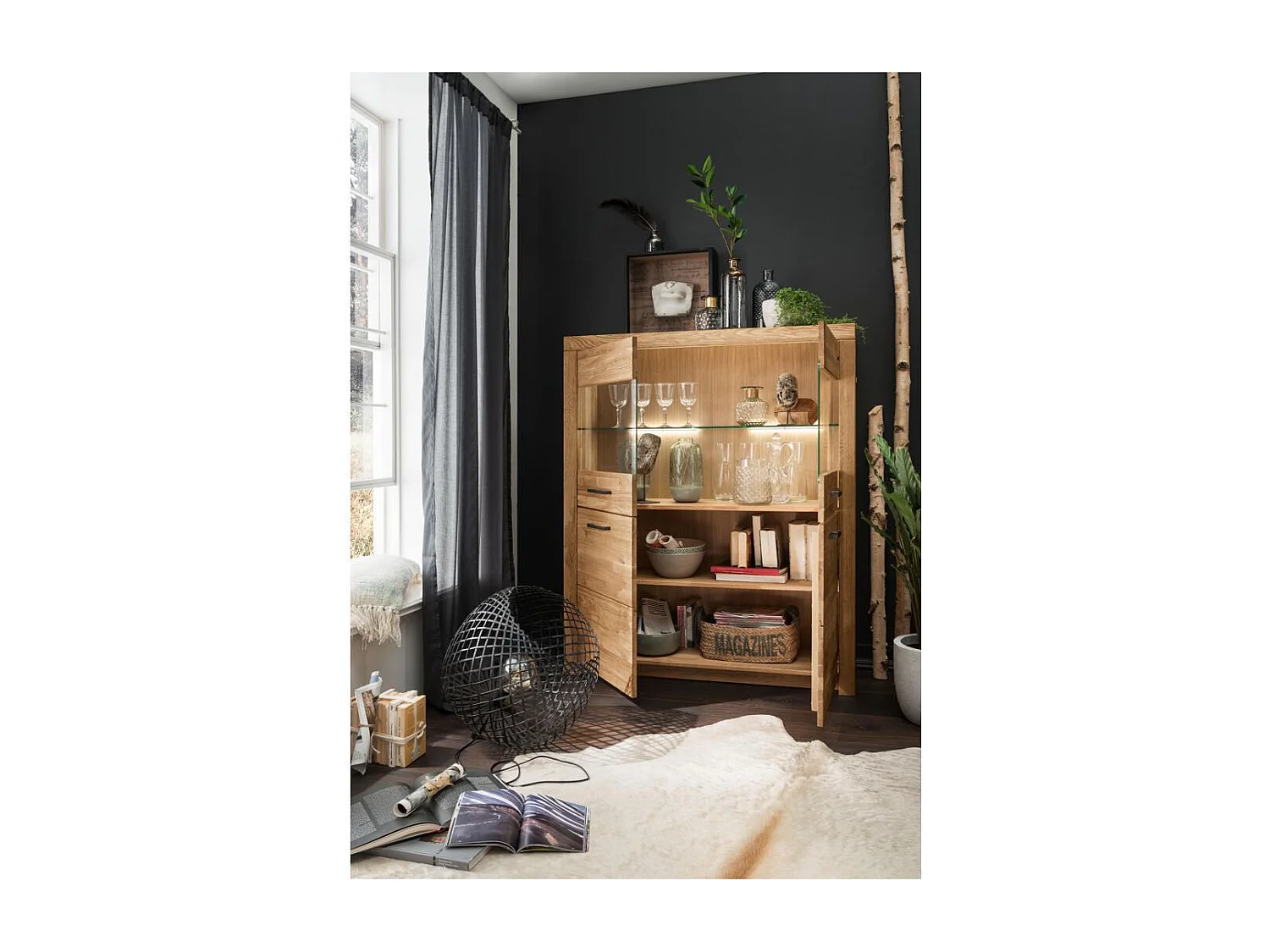 Sideboard 1,18x0,4x1,41 m Eiche Robusto WZ-169