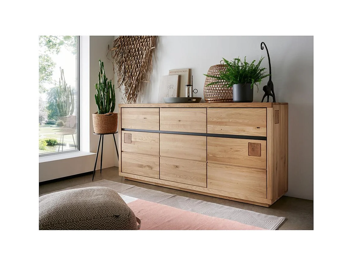 Sideboard 1,75x0,45x0,85 m Eiche geölt FENDE WZ-0159