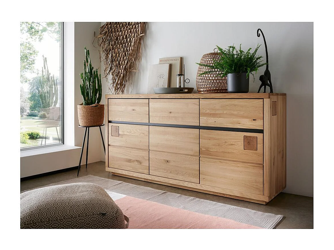 Sideboard 1,75x0,45x0,85 m Eiche geölt FENDE WZ-0159