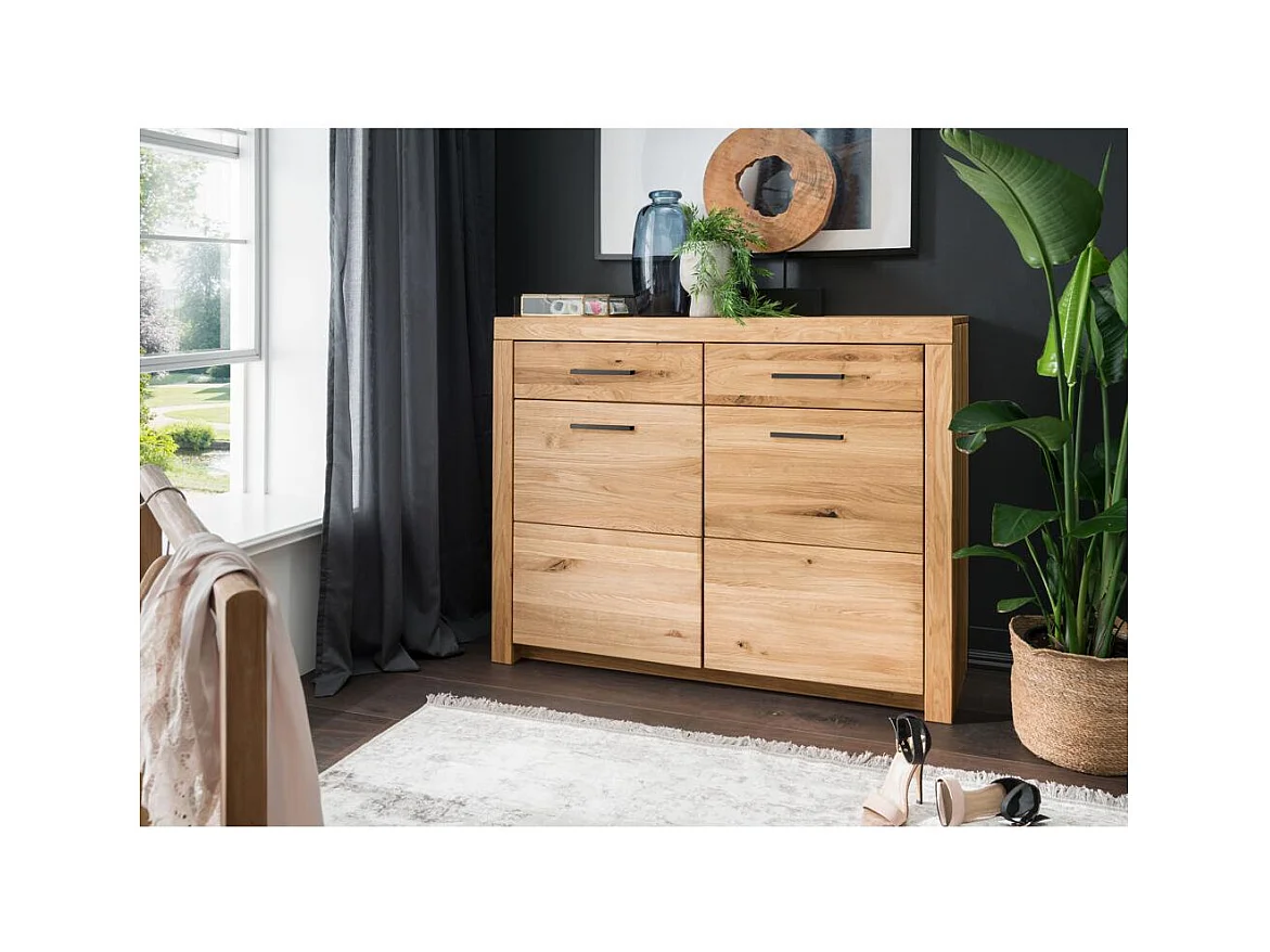 Sideboard 118x45x92 cm Eiche geölt Robusto WZ-169