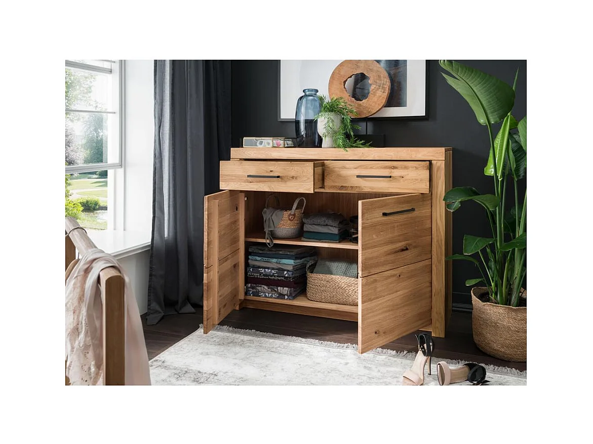 Sideboard 118x45x92 cm Eiche geölt Robusto WZ-169