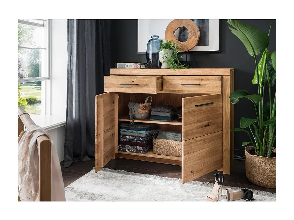 Sideboard 118x45x92 cm Eiche geölt Robusto WZ-169