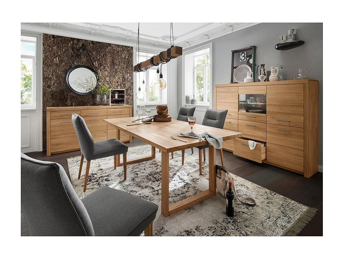 Sideboard 118x45x92 cm Eiche geölt Robusto WZ-169