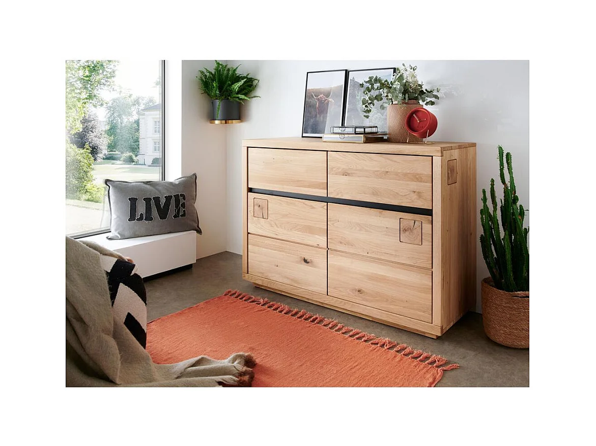 Sideboard 1,2x0,45x0,85 m Eiche geölt FENDE WZ-0159