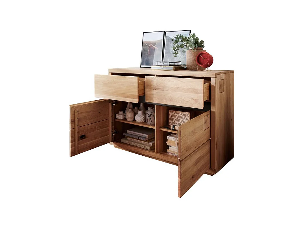 Sideboard 1,2x0,45x0,85 m Eiche geölt FENDE WZ-0159