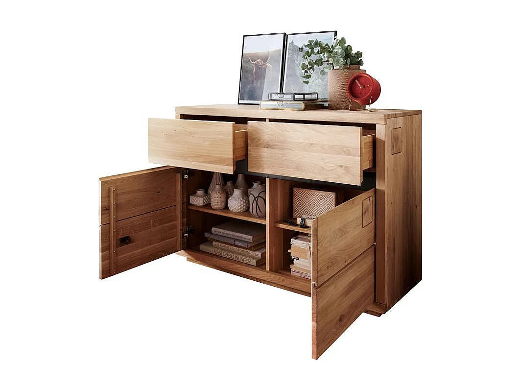 Sideboard 1,2x0,45x0,85 m Eiche geölt FENDE WZ-0159