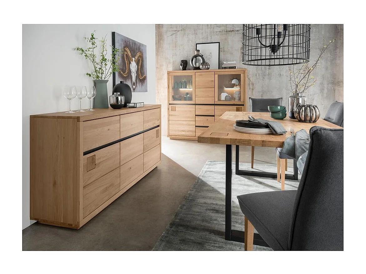 Sideboard 1,2x0,45x0,85 m Eiche geölt FENDE WZ-0159