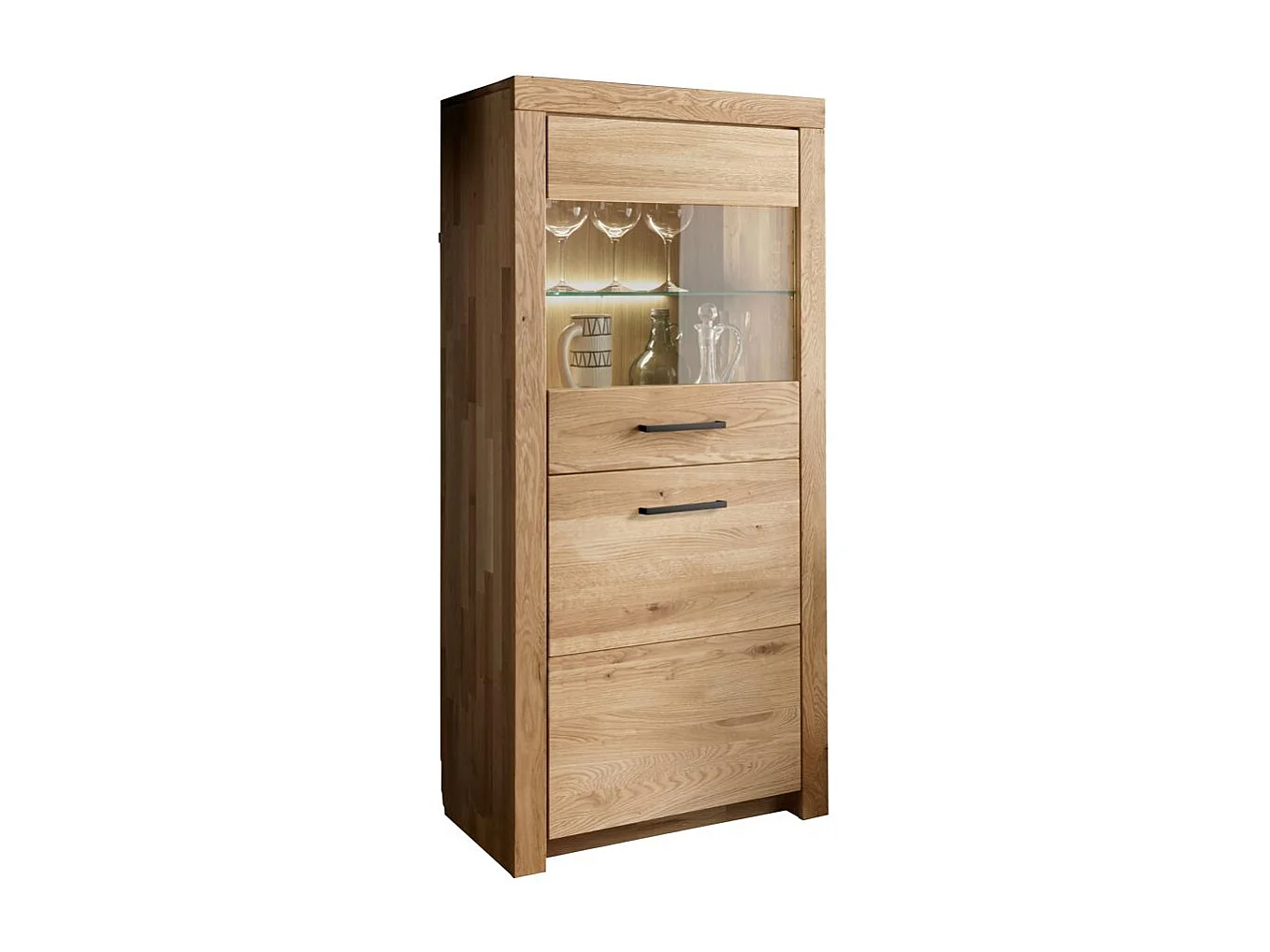 Sideboard 65x40x141 cm Eiche Robusto WZ-169