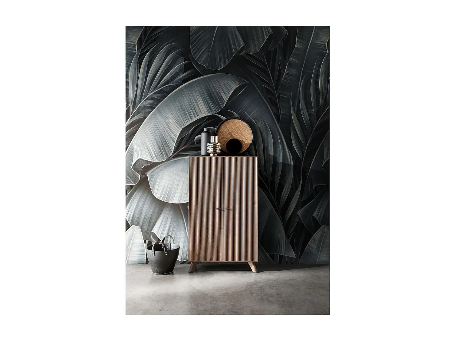 Sideboard 81x40x135 cm Braun Doryda wz-0624