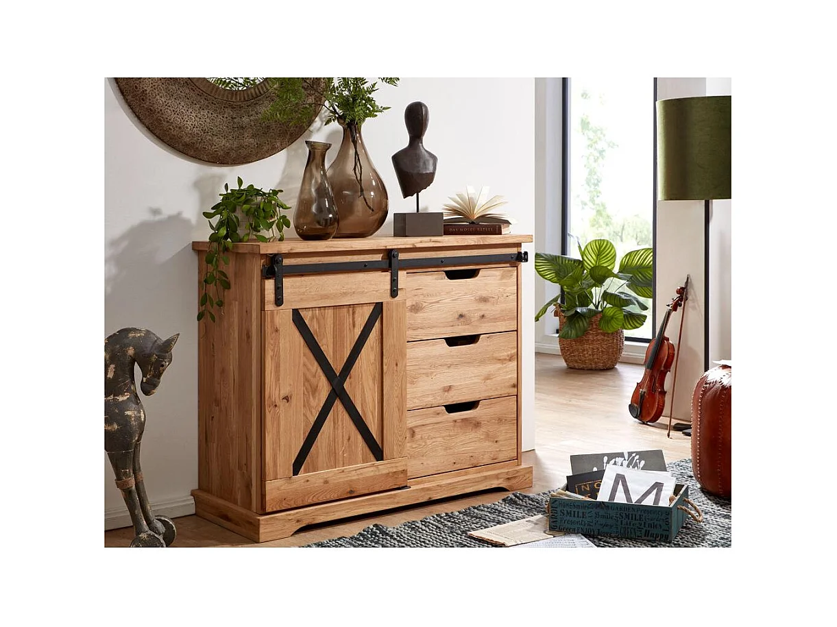 Sideboard 1,02x0,42x0,838 m Eiche geölt NYKS WZ-0424