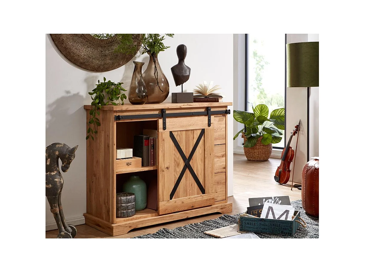 Sideboard 1,02x0,42x0,838 m Eiche geölt NYKS WZ-0424