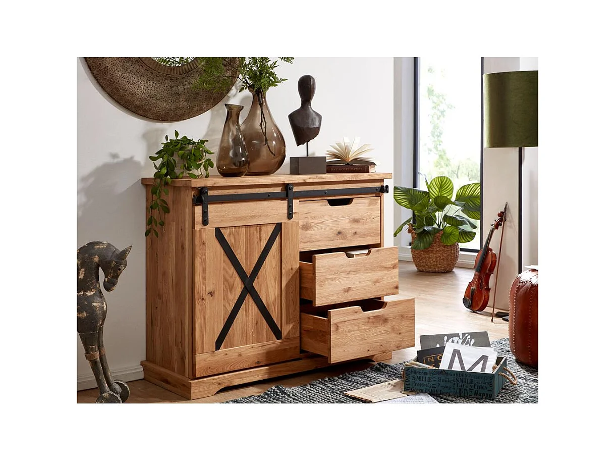 Sideboard 1,02x0,42x0,838 m Eiche geölt NYKS WZ-0424