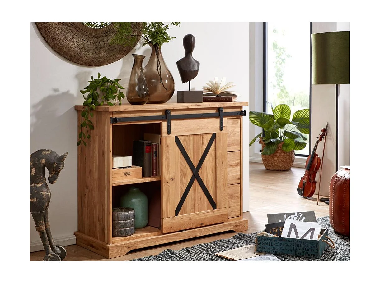 Sideboard 1,02x0,42x0,838 m Eiche geölt NYKS WZ-0424