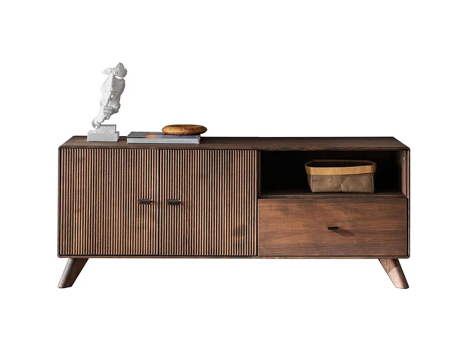 Buffet TV 1 141x40x57 cm Hêtre tabac doryda WZ-0624