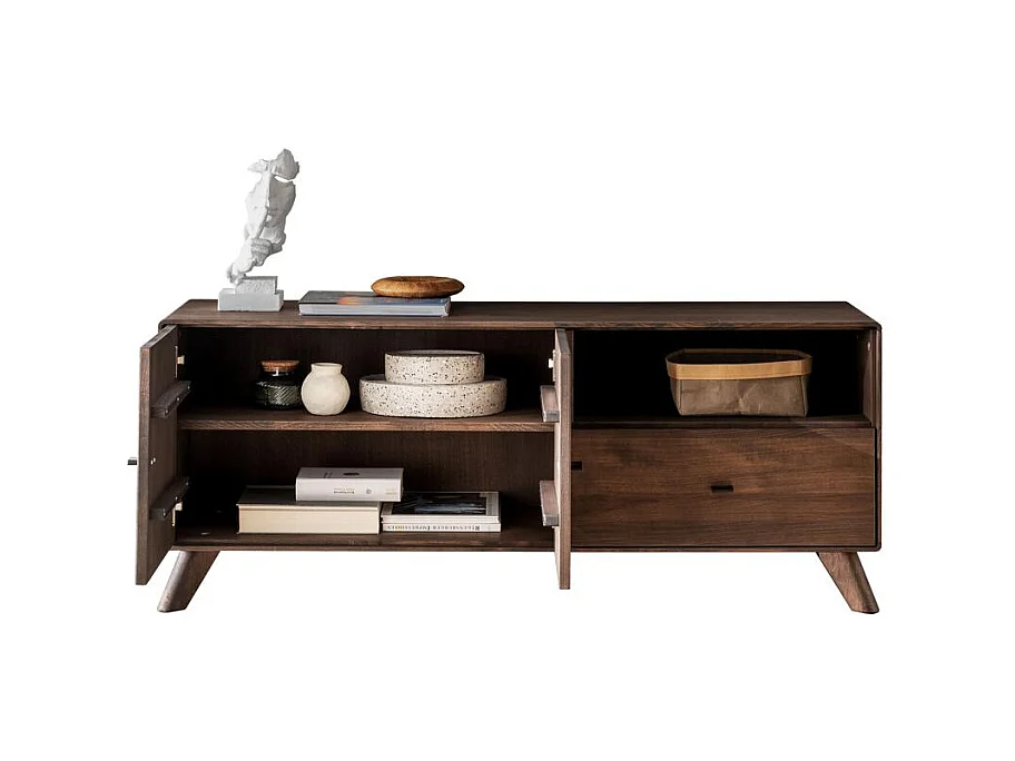Buffet TV 1 141x40x57 cm Hêtre tabac doryda WZ-0624