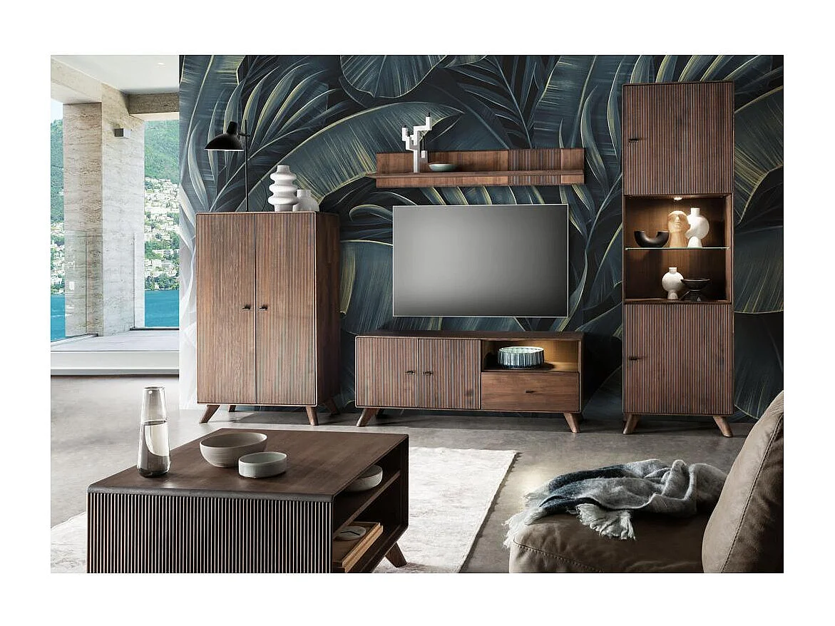 Madia laterale TV 1 141x40x57 cm Faggio tabacco doryda WZ-0624