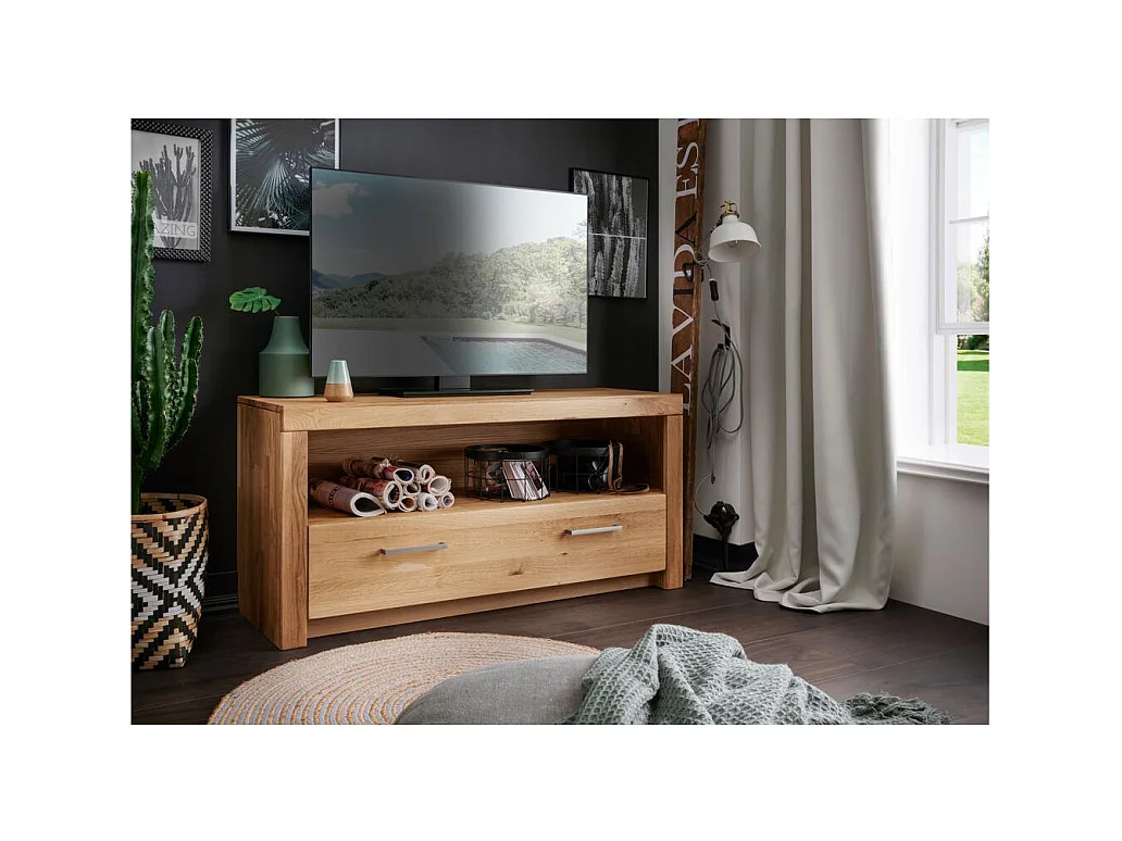 Aparador TV 1.18x0.4x0.56 m carvalho oleado robusto WZ-169