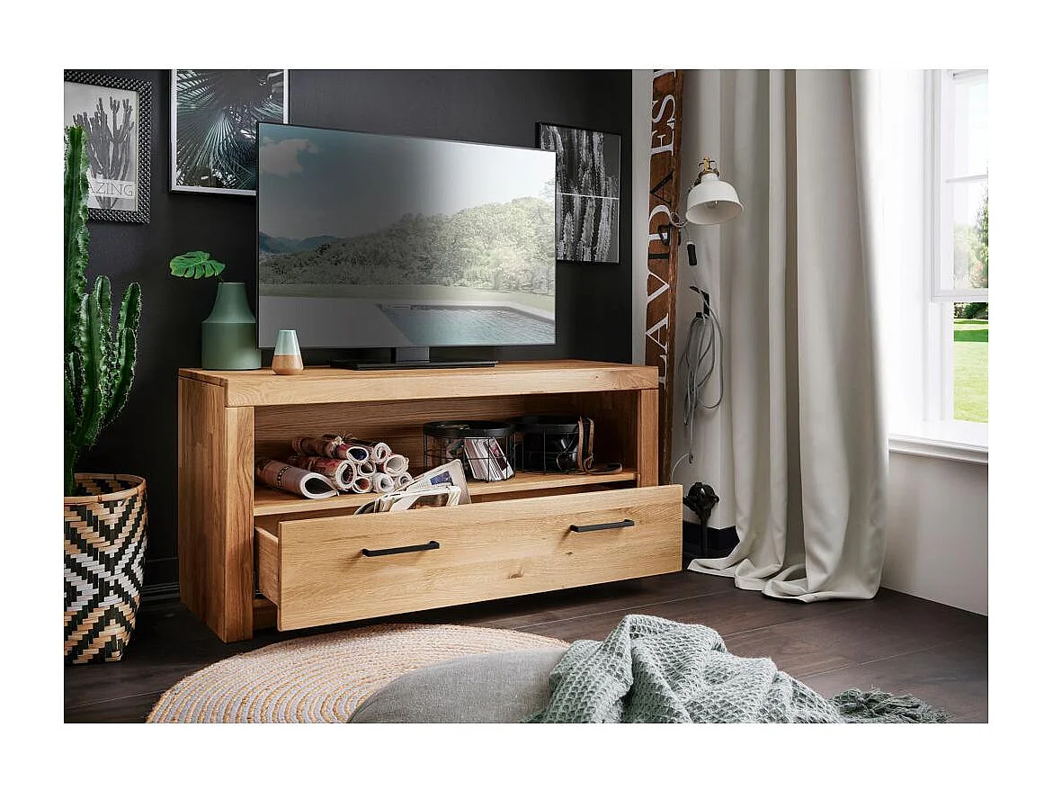 Mobile TV 1,18x0,4x0,56 m rovere oliato robusto WZ-169