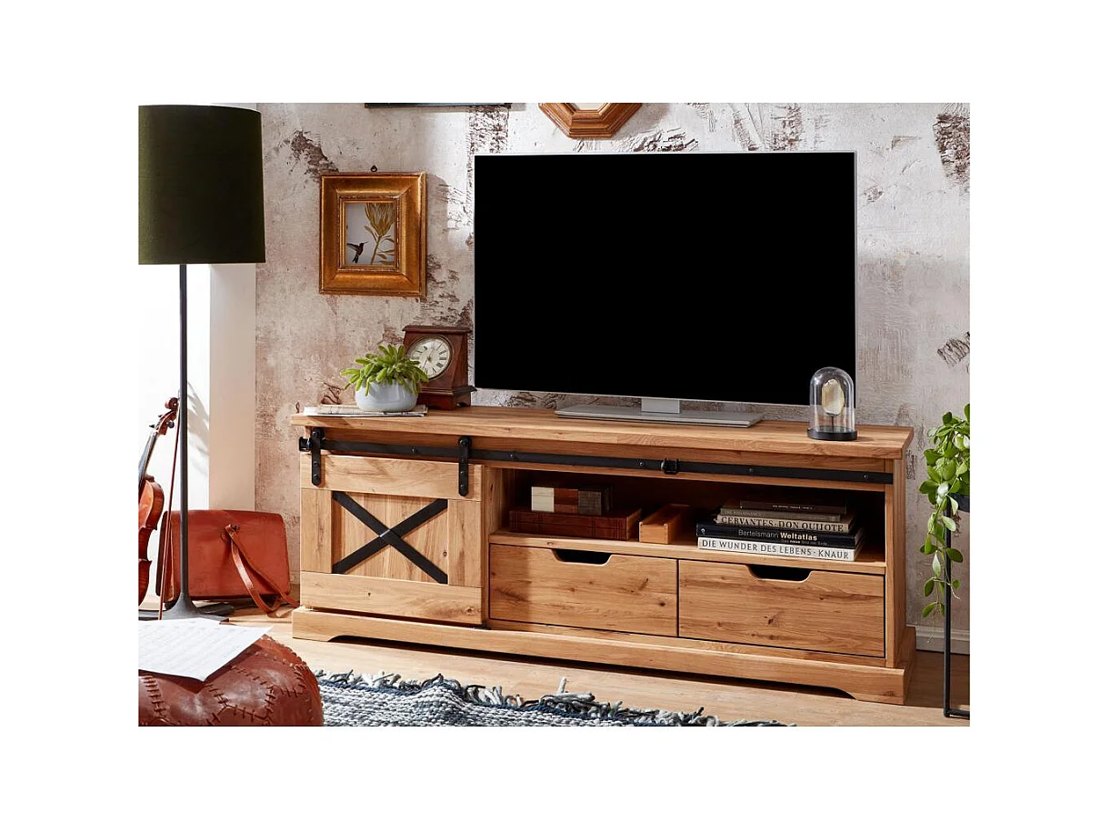 Buffet TV 1,5x0,42x0,568 m chêne huilé NYKS WZ-0424