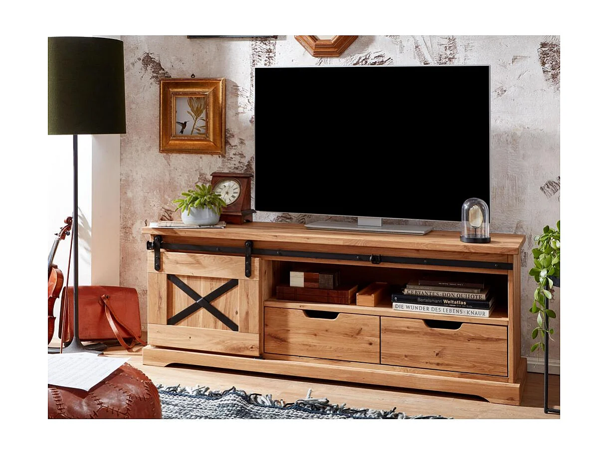 Mobile TV laterale 1,5x0,42x0,568 m rovere oliato NYKS WZ-0424