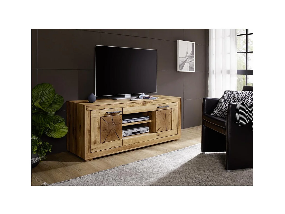 Szafka RTV 1,5x0,46x0,621 m dąb olejowany Andromeda WZ-0315