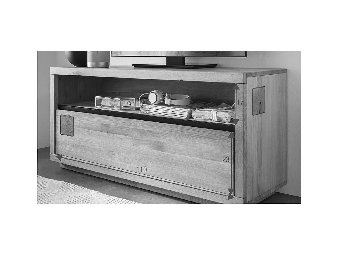 TV-Sideboard 1,2x0,4x0,56 m Eiche geölt Fende WZ-0159
