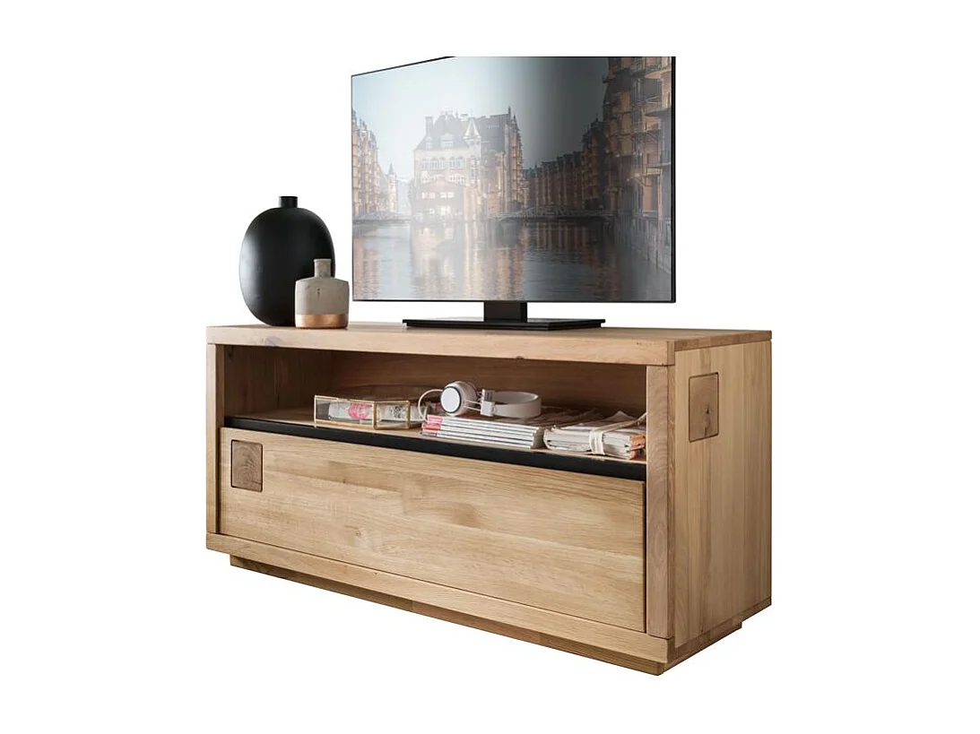 Szafka RTV 1,2x0,4x0,56 m dąb olejowany Fende WZ-0159