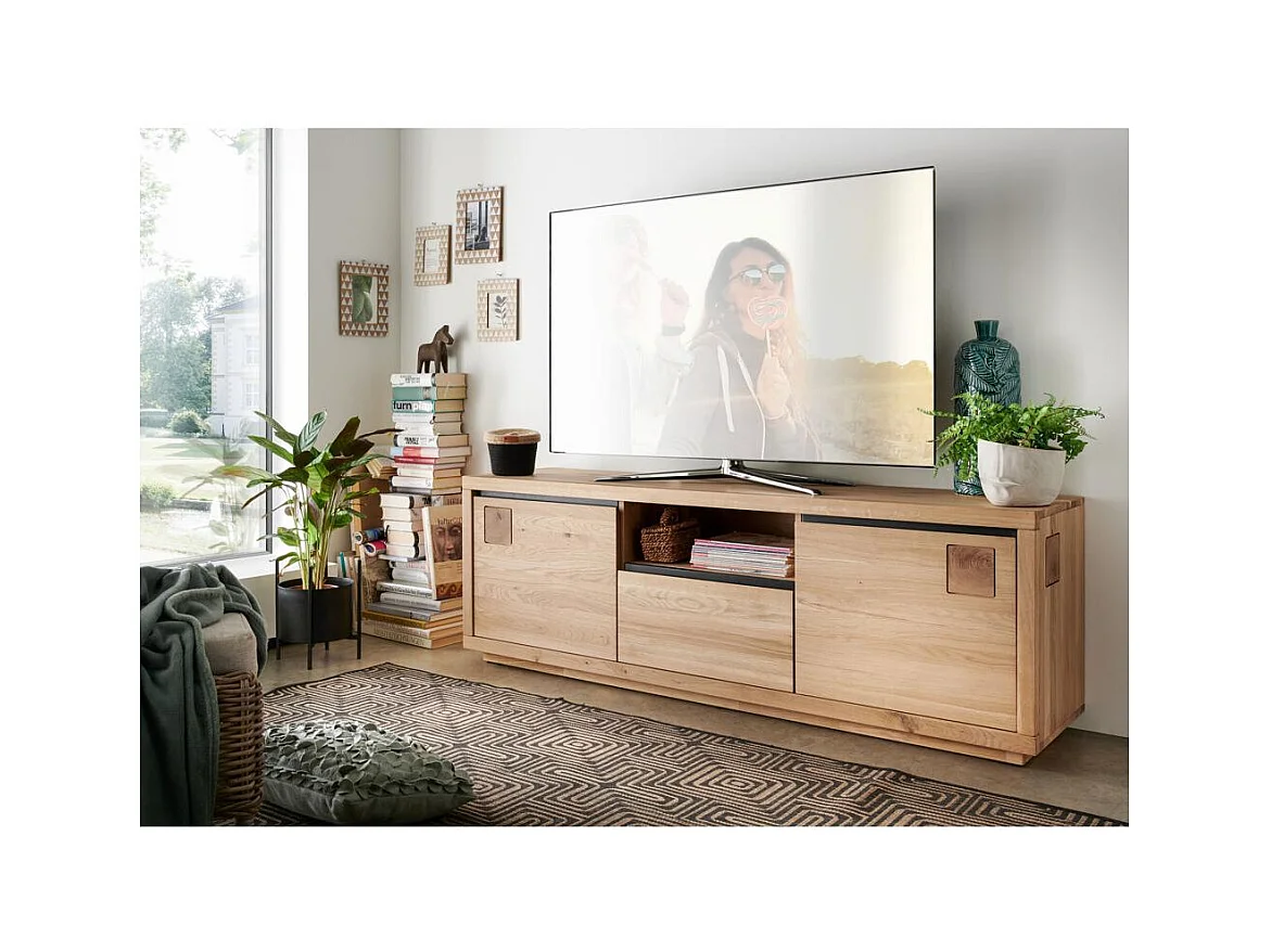 Szafka RTV 1,7x0,4x0,56 m dąb olejowany Fende WZ-0159