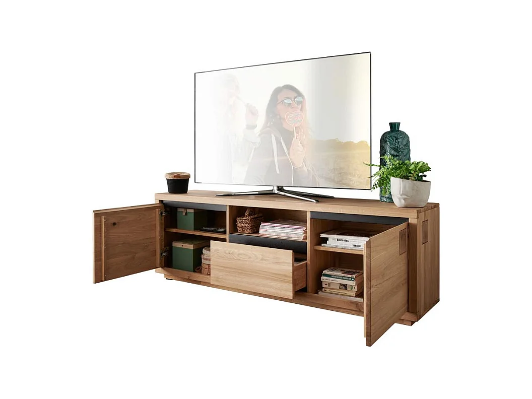 Szafka RTV 1,7x0,4x0,56 m dąb olejowany Fende WZ-0159