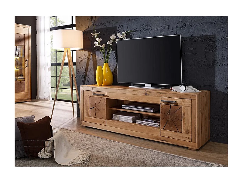 TV-Sideboard 2x0,46x0,621 m Eiche geölt Andromeda WZ0315