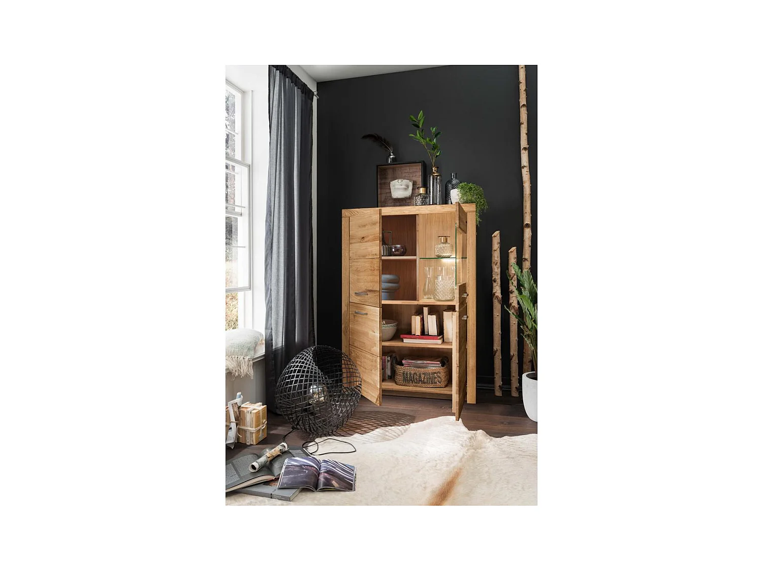 Armoire 1x40x151 cm Chêne Robusto WZ-169