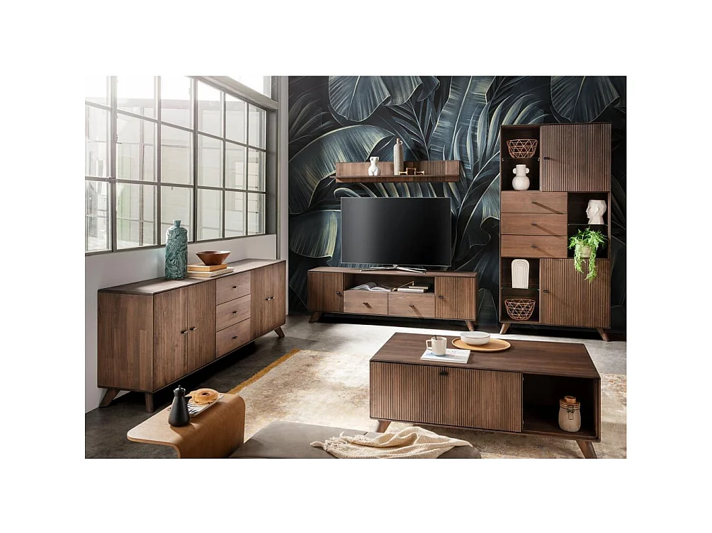 Crédence 1565x400x1450 mm hêtre tabac DORYDA WZ-0624