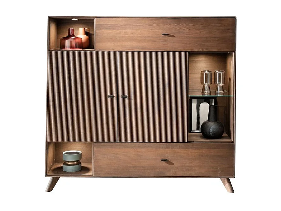 Credens 1565x400x1450 mm Tabak Buche DORYDA WZ-0624