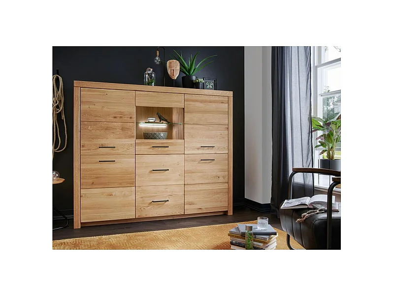 Armoire 170,5x40x141 cm Chêne Robusto WZ-169