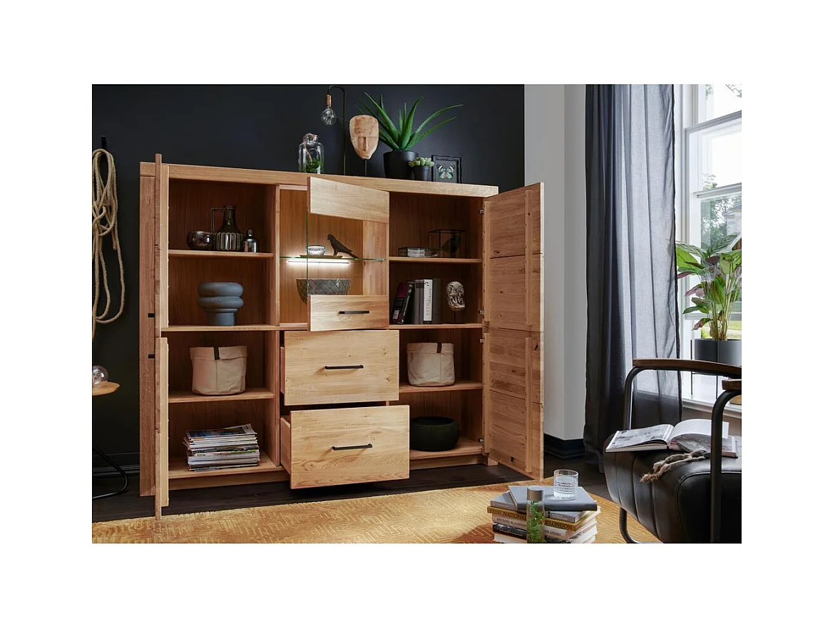 Schrank 170,5x40x141 cm Eiche Robusto WZ-169