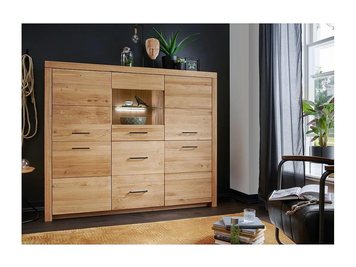 Schrank 170,5x40x141 cm Eiche Robusto WZ-169