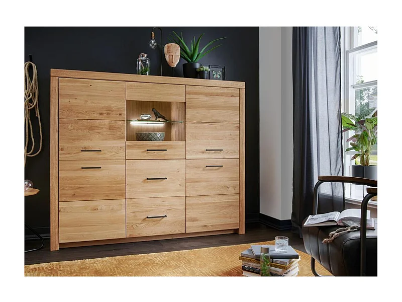 Armoire 170,5x40x141 cm Chêne Robusto WZ-169