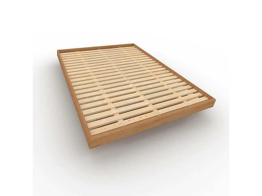 Tweepersoonsbed 140x200 cm karamel Carre