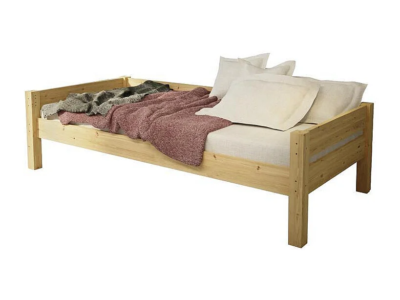 Łóżko 2095x995x570 mm Lakierowana sosna lisa