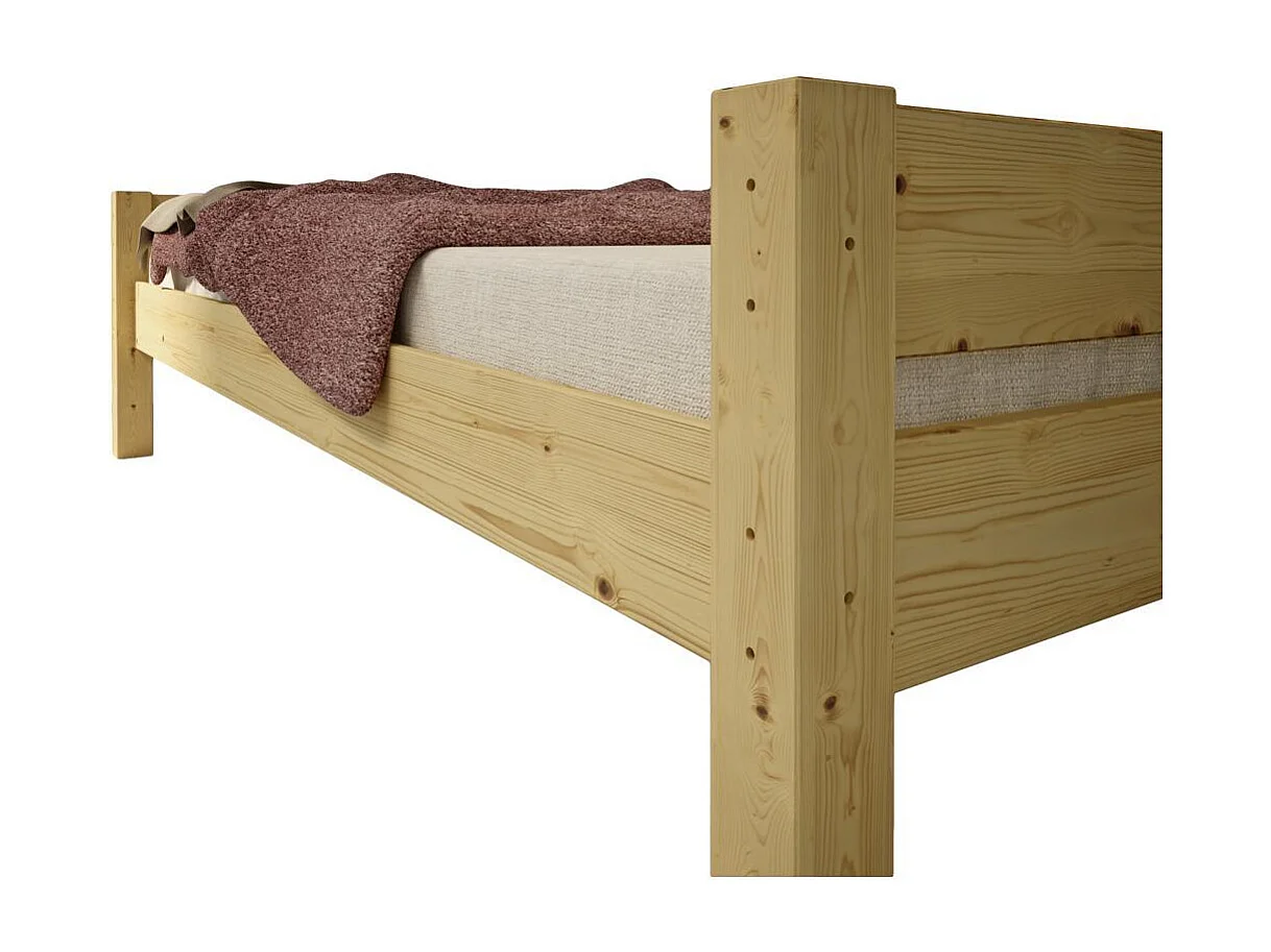 Łóżko 2095x995x570 mm Lakierowana sosna lisa